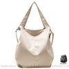 Sac Besace Cuir Femme Souple Blanc / 40Cm X 10Cm