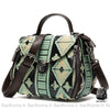 Sac Besace Cuir Femme Vert