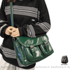 Sac Besace Cuir Femme Vert