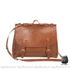 Sac Besace Cuir Marron Femme Boucles