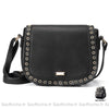 Sac Besace Cuir Noir Femme / 26X17Cm