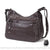 Sac Besace Cuir Souple Femme - modèle Café - Sac Roche ™