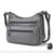 Sac Besace Cuir Souple Femme - modèle Gris - Sac Roche ™