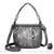 Sac Besace Cuir Souple Printemps Femme - modèle Gris - Sac Roche ™