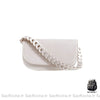 Sac Besace Cuir Véritable Femme Blanc / 24 X 5.5 13Cm