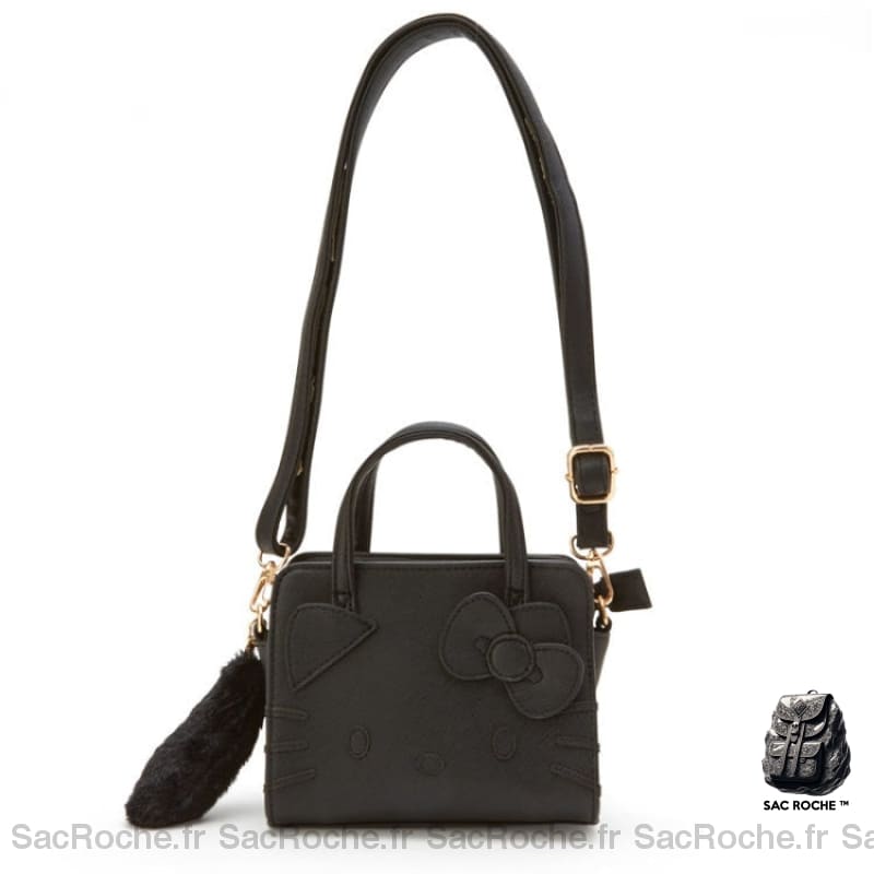 Sac Besace Fantaisie Femme - Style Unique Noir