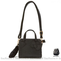 Sac Besace Fantaisie Femme - Style Unique - modèle Noir - Sac Roche ™