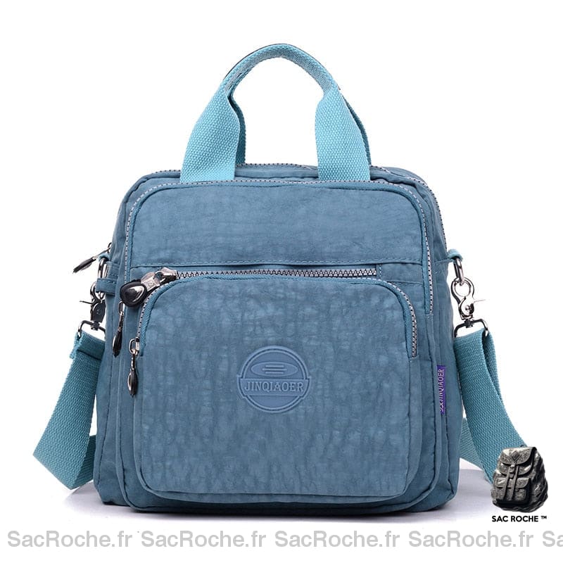 Sac Besace Femme À Fermeture Éclair Gris / 25X15X26Cm