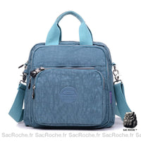 Sac Besace Femme à Fermeture Éclair - modèle Gris / 25x15x26cm - Sac Roche ™