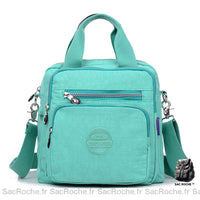 Sac Besace Femme à Fermeture Éclair - modèle Vert émeuraude / 25x15x26cm - Sac Roche ™