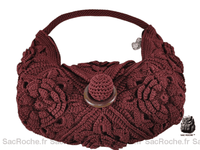 Sac Besace Femme Artisanal - modèle Bordeaux - Sac Roche ™