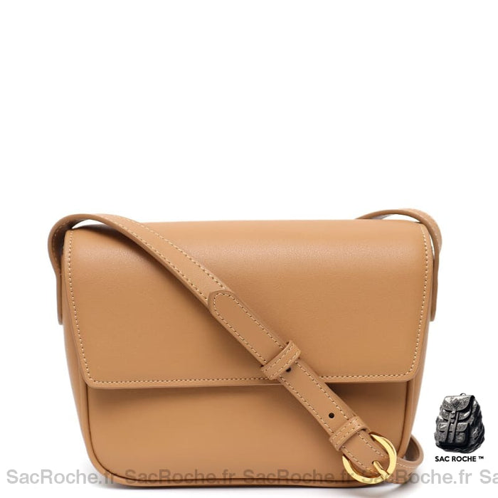 Sac Besace Femme Beige - Classique Et Élégant