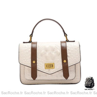 Sac Besace Femme Blanc Cuir - Sac Roche ™