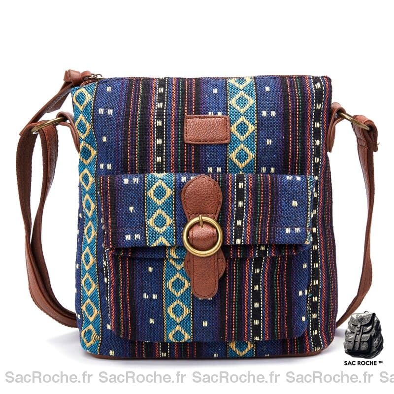 Sac Besace Femme Bleu Navy