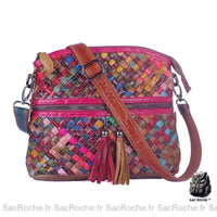 Sac Besace Femme Coloré Tendance - modèle 2 / 28 x 10 x 23cm - Sac Roche ™