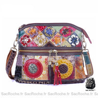 Sac Besace Femme Coloré Tendance - modèle 3 / 28 x 10 x 23cm - Sac Roche ™