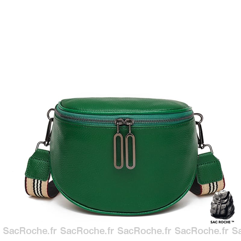 Sac Besace Femme Compact Vert