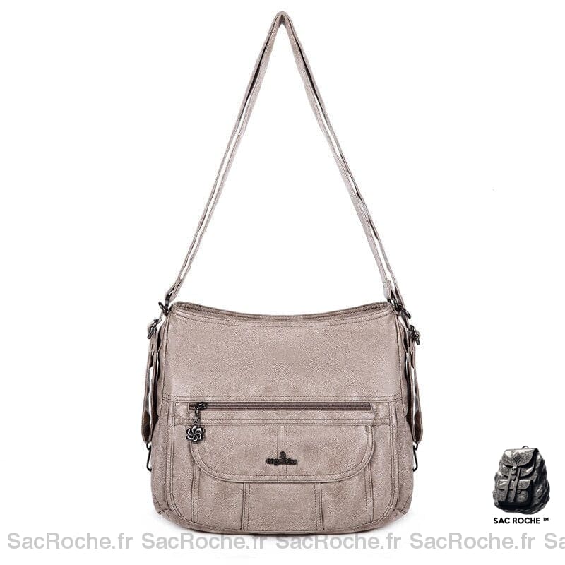 Sac Besace Femme Cours Kaki