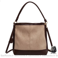 Sac Besace Femme Cours Pratique - modèle Kaki / 31x30x8cm - Sac Roche ™