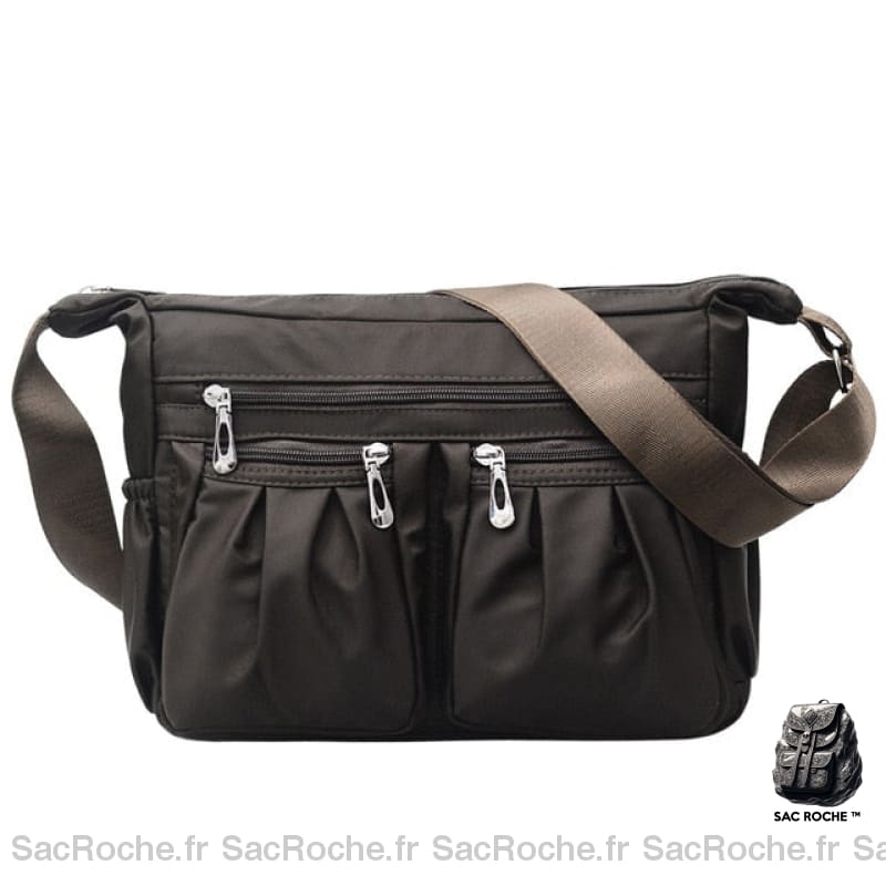 Sac Besace Femme Cours - Style Pratique Marron / 30X10X20Cm