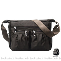 Sac Besace Femme Cours - Style Pratique - modèle Marron / 30x10x20cm - Sac Roche ™