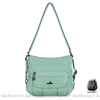 Sac Besace Femme Cours - modèle Vert - Sac Roche ™
