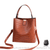 Sac Besace Femme Croco - Style Élégant - modèle Marron - Sac Roche ™