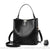 Sac Besace Femme Croco - Style Élégant - modèle Noir - Sac Roche ™