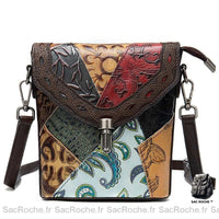 Sac Besace Femme Cuir Artisanal - Sac Roche ™