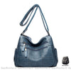 Sac Besace Femme Cuir Bleu Ciel