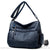 Sac Besace Femme Cuir - modèle Bleu marine - Sac Roche ™