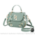 Sac Besace Femme Cuir Fermeture éclaire - modèle Vert - Sac Roche ™
