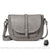 Sac Besace Femme Cuir - modèle Gris - Sac Roche ™
