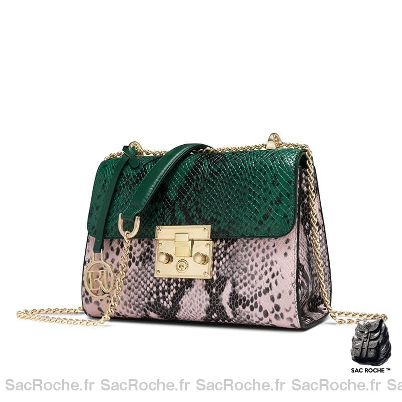 Sac Besace Femme Cuir Python