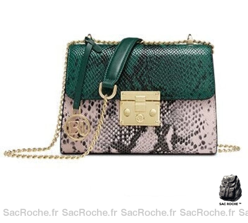 Sac Besace Femme Cuir Python