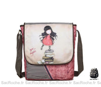 Sac Besace Femme Dessin - modèle Rouge - Sac Roche ™