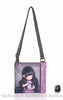 Sac Besace Femme Dessin Violet