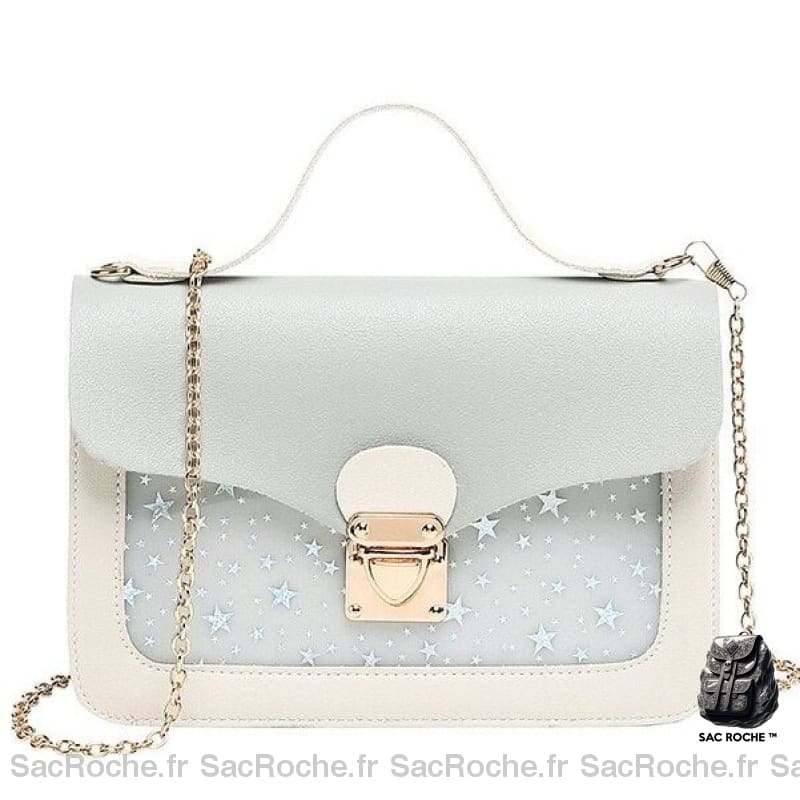 Sac Besace Femme Élégant Gris