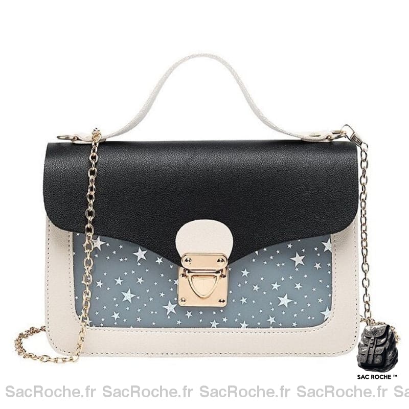 Sac Besace Femme Élégant Noir