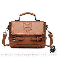 Sac Besace Femme en Camel - Sac Roche ™
