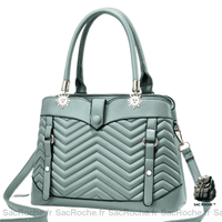 Sac Besace Femme en Couleur - modèle Bleu turquoise - Sac Roche ™