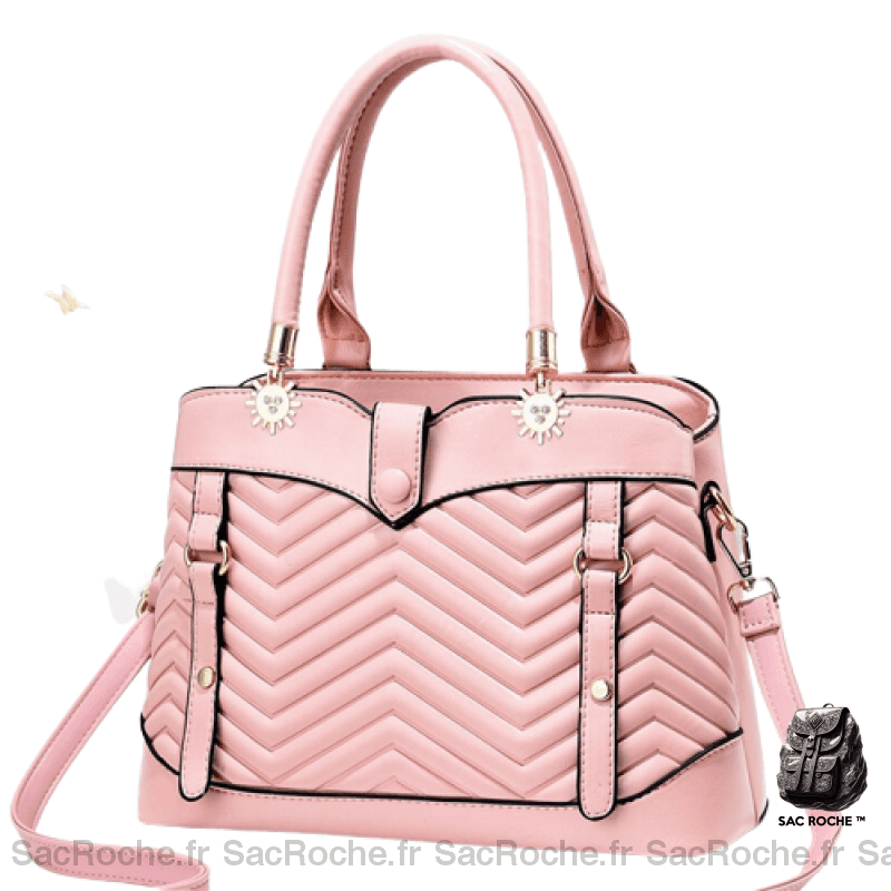 Sac Besace Femme En Couleur Rose Clair