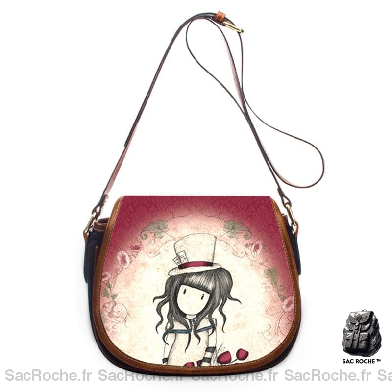 Sac Besace Femme En Cuir 2 / 24X19X9Cm