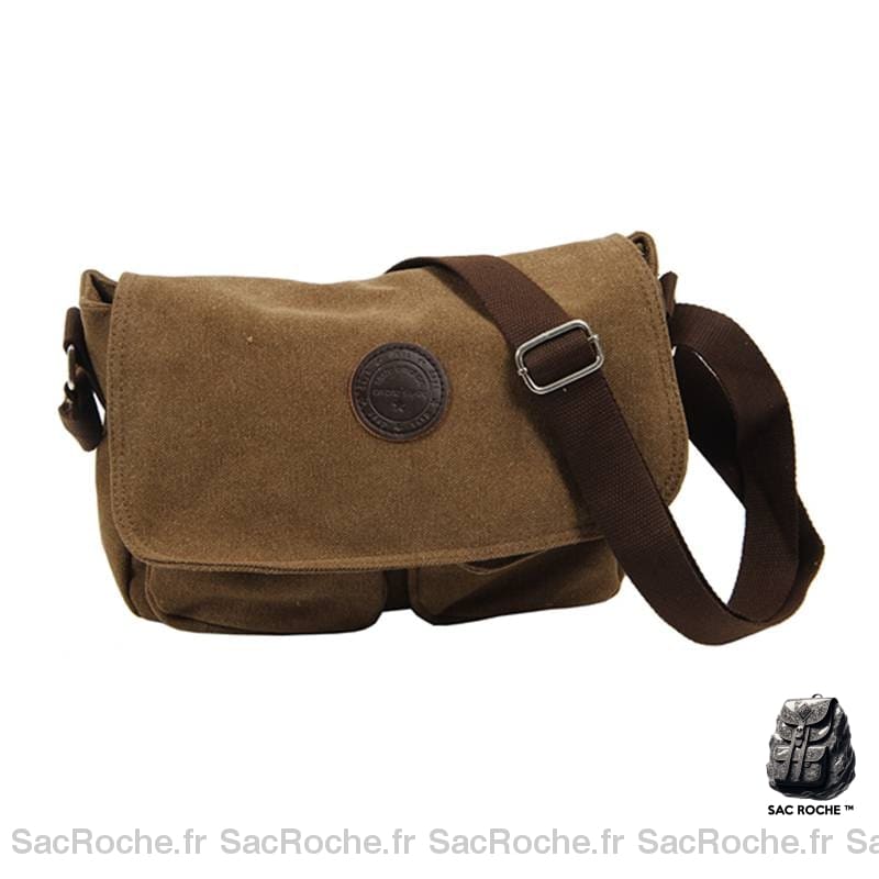 Sac Besace Femme En Cuir Marron