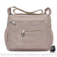 Sac Besace Femme en Nylon - modèle Abricot / 32 x 11 x 24cm - Sac Roche ™