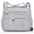 Sac Besace Femme en Nylon - modèle Gris clair / 32 x 11 x 24cm - Sac Roche ™