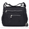 Sac Besace Femme En Nylon Noir / 32 X 11 24Cm