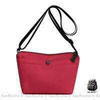 Sac Besace Femme en Tissu - modèle Rouge - Sac Roche ™