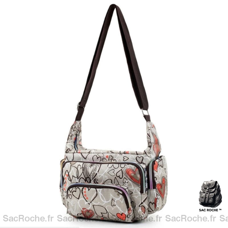 Sac Besace Femme En Tissu Synthétique Modèle 6