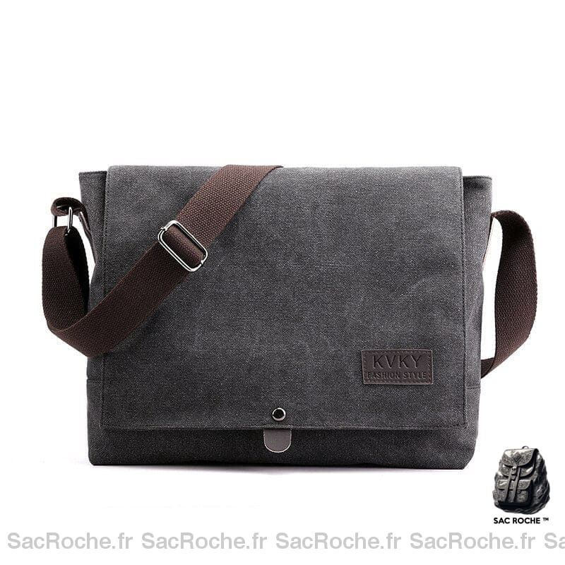 Sac Besace Femme En Toile Pas Cher Noir Besace Femme